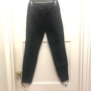 KanCan Black Ripped Jeans w5 26